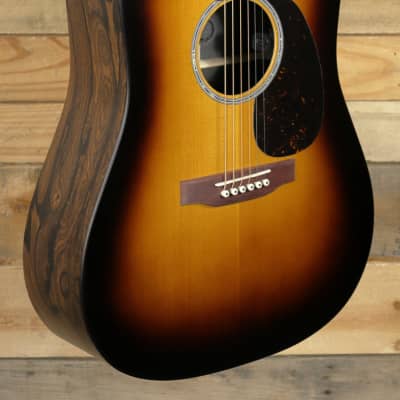 Martin D-X2E Mahogany Acoustic/Electric Guitar Ziricote Burst w/ Case for sale