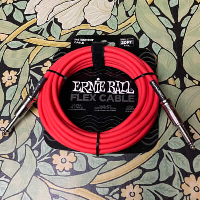 Ernie Ball Flex Instrument Cables-10ft Pink image 8