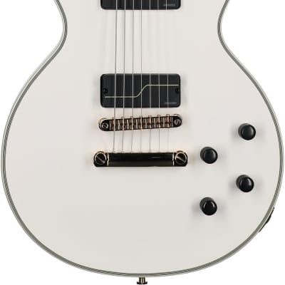 Epiphone Matt Heafy Les Paul Custom Origins Electric Guitar, 7-String (with Case), Bone White image 2