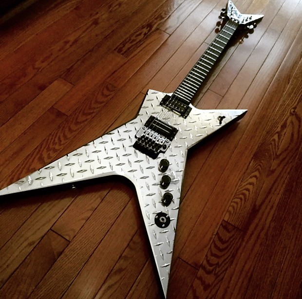 Washburn Dimebag Diamond Plate Stealth Usa Custom shop DP 3ST