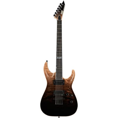ESP USA Horizon II Electric Guitar See-Thru Black Fade image 3
