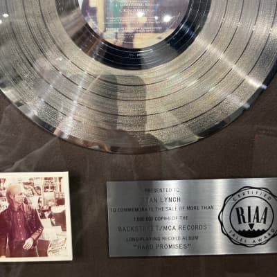 Stan Lynch Tom Petty and The Heartbreakers, RIAA, Hard Promises Platinum Record (#9) image 3