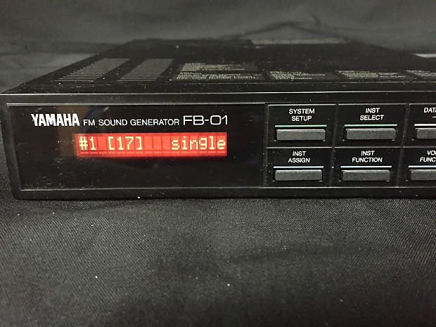 Yamaha FB-01 FM Sound Generator 1980's Black | Reverb