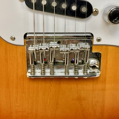 1980's Fender Stratocaster 2 Knob Dan Smith Strat Sunburst 1983-1984 image 9