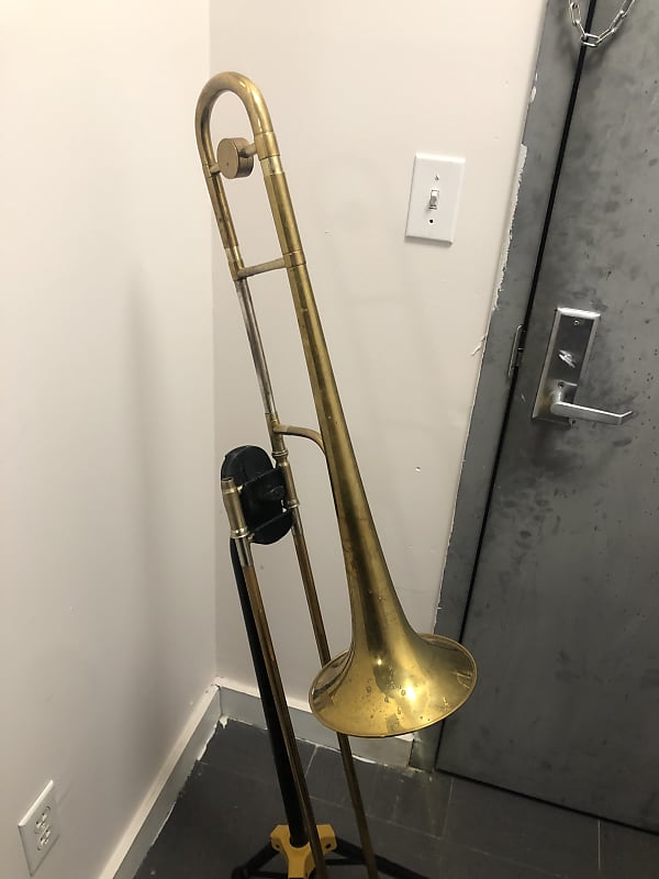 Selmer Bolero Trombone in Raw Brass | Reverb