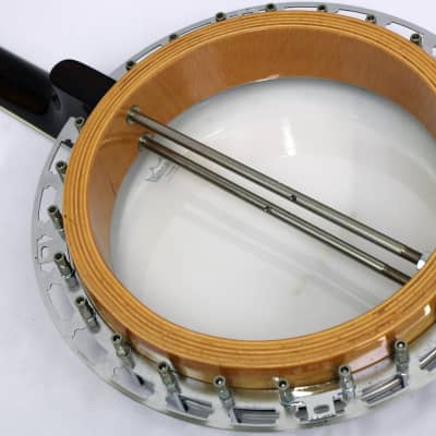 Vintage 1970's Iida 5-String Resonator Banjo, Made in Japan image 10