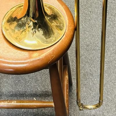 Holton TR 680 Trombone W/F Attachment 2000s Yellow Brass | Reverb