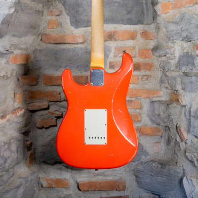 Fender Masterbuilt Dennis Galuszka Stratocaster 1960 Relic Fiesta Red Brazilian (Cod.1040) 2010 image 5