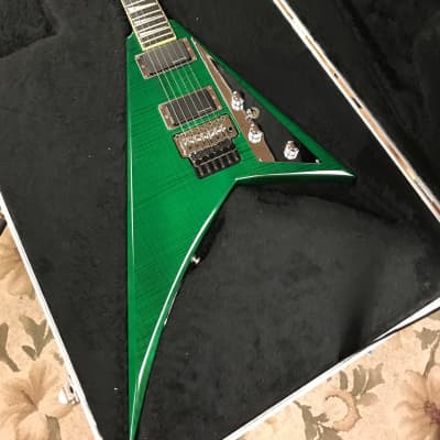 Used 2007 Jackson USA Select Series Kelly Electric Guitar Trans Green