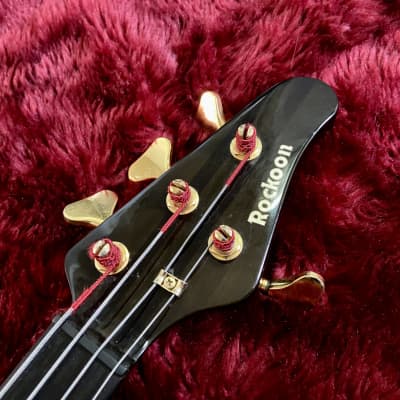 c.1990s Kawai RB Rockoon Bass PJ Style Vintage Bass  “Black” image 3