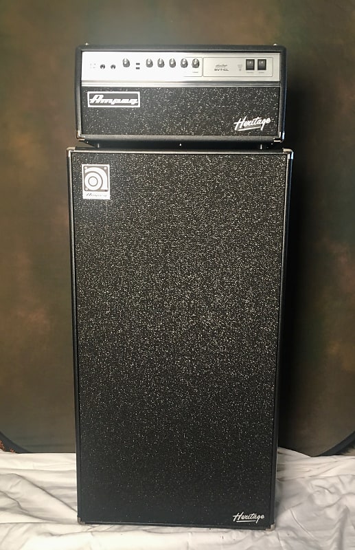 Ampeg Heritage SVT 2Channel 300Watt Bass Amp Head with Reverb