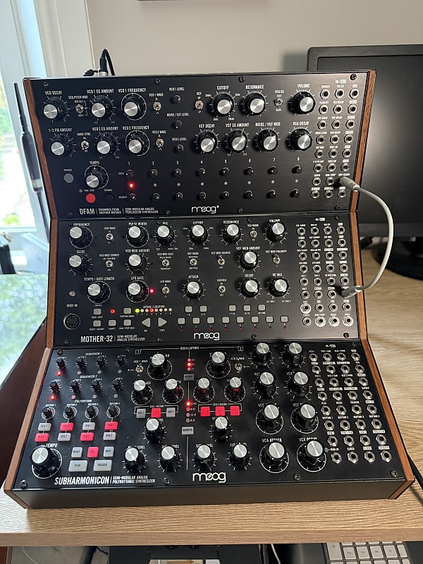 MOOG SOUND STUDIO 3機種フルセット Moog Sound Studio 3: Subharmonicon, DFAM, and Mother-32
