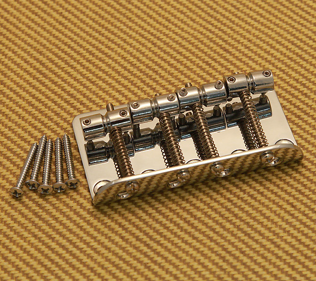 Fender 006-2409-000 Squier Jazz/Precision Bass Bridge Assembly image 1