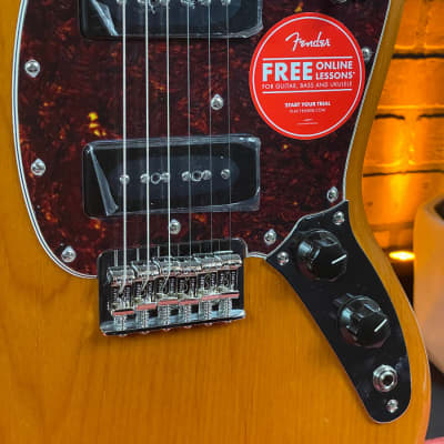 Fender Player Mustang 90 Pau Ferro Fingerboard Electric Guitar Aged Natural image 4