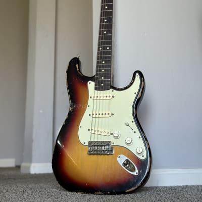 MJT Stratocaster w/ Lollar Special Pickups, Rosewood Fretboard + Fender Molded Hard Case image 2