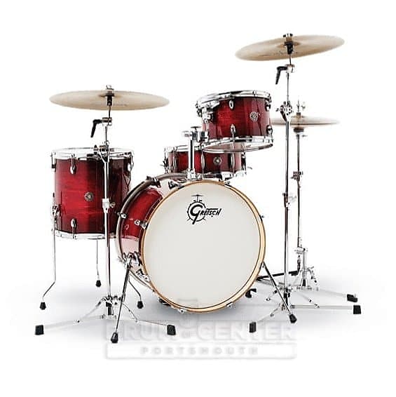 Gretsch Catalina Club 3pc Drum Set w/20"BD Gloss Crimson Burst image 1