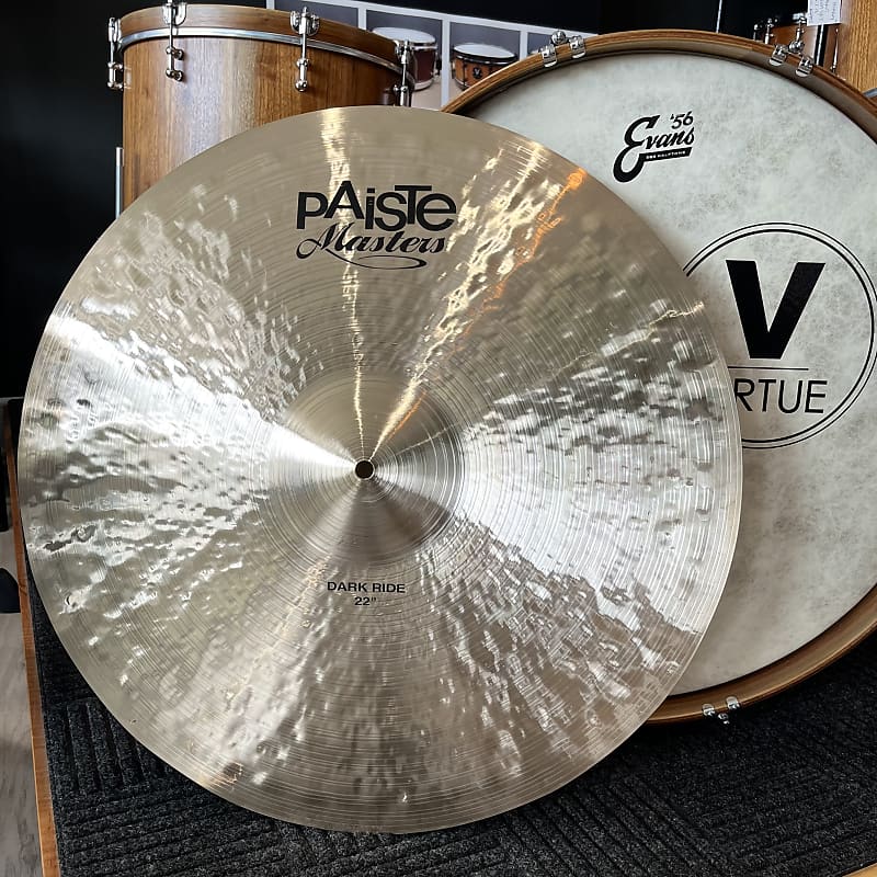 Paiste Masters 22" Dark Ride (2552g) VIDEO Demo Traditional Cymbal image 1