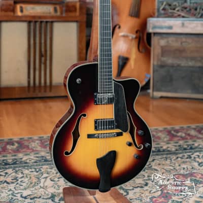 Eastman AR605CED-CS Spruce/Mahogany Classic Sunburst Archtop Guitar w/ Seymour Duncan Seth Lover Humbucker Pickup #0508 image 6