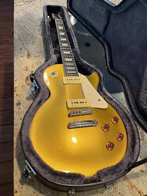 Epiphone 2010 Epiphone Les Paul '56 Gold Top P90 Electric