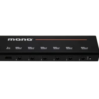 Mono PFX-PS-M-BLK Medium Pedal Board Power Supply 2023 - Black. New! image 2