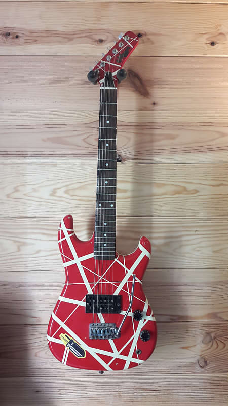 Memphis Van Halen Frankenstrat Copy C. 1980 Red image 1