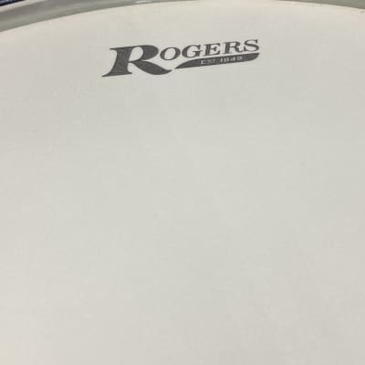 Rogers 14x5" Dyna-Sonic Snare Drum 1960s - White Marine Pearl, Stunning! image 23