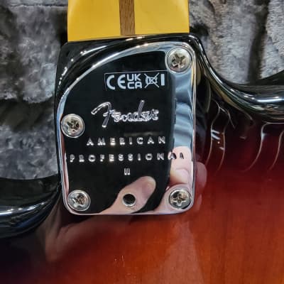 New, open box, Fender American Professional II Stratocaster 2024 3 Color Sunburst, Free Shipping! image 12