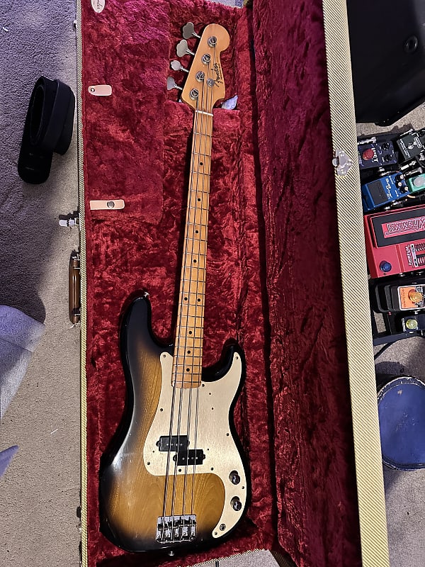 Fender Japan '57 Precision Bass PB57-95 Sunburst JV Serial