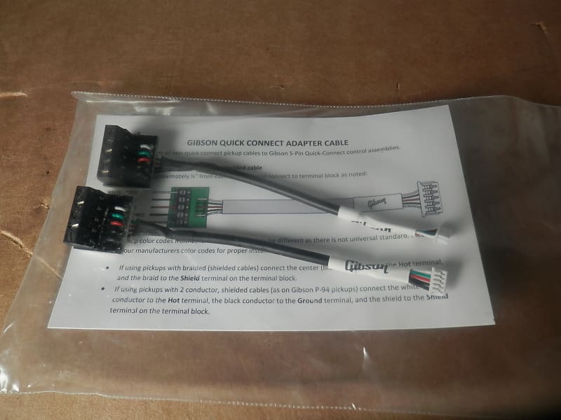 Gibson Quick Connect Adapter for converting any pickup to Reverb