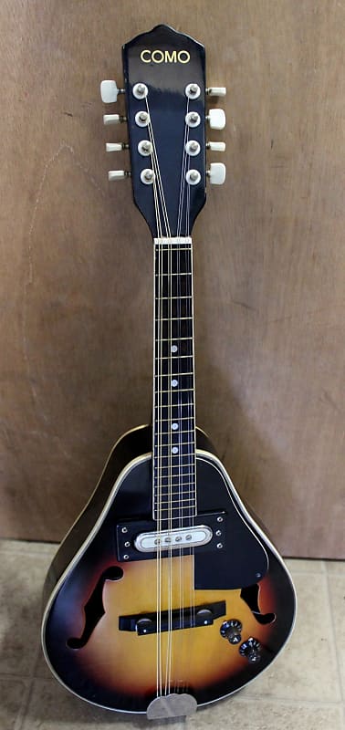 Como HMDGE acoustic/electric mandolin-A style 1980's sunburst image 1