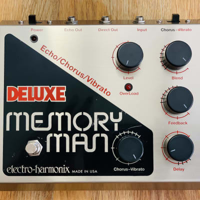 ギター Electro-Harmonix Deluxe Memory Man Electro-Harmonix Deluxe Memory Man Tap - Deluxe Memory Man