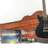 Fender Master Series Flame Standard Semi-Hollow Electric Guitar - Black w/ Case