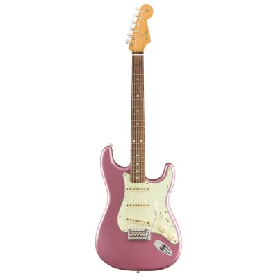 Used Fender Vintera '60s Stratocaster Modified - Burgundy Mist Metallic image 2