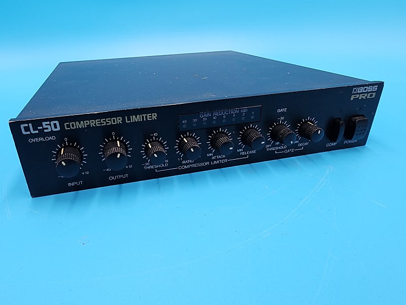 Rare Vintage Boss Pro CL-50 Compressor Limiter Half Rack Guitar