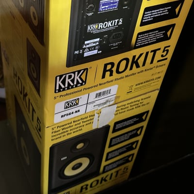 KRK RP-5 Rokit G4 2-Way 5" Active Studio Monitors (Pair) 2019 - 2021 - Black image 4
