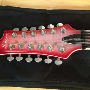 2008 Schecter Stargazer XII 12-String Electric Guitar Ric Fireglo 450 620 Beatles Rickenbacker NOS image 15