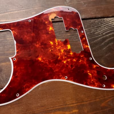 Spitfire Tortoise Shell Precision Bass Pickguard | Reverb