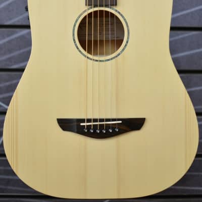 Faith Nomad FDS Mini-Saturn Dreadnought Natural All Solid Travel Electro Acoustic Guitar & Case image 1