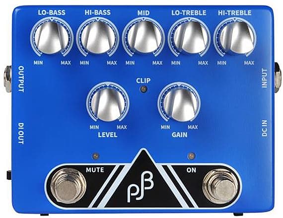 Phil Jones Bass PE5 Preamp EQ and Direct Box Pedal | Reverb