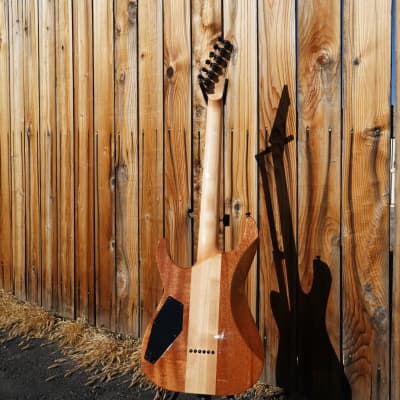 ESP USA M-I NTB TOM - Solar Flare 6-String Electric Guitar w/ Tolex Case (2023) image 3