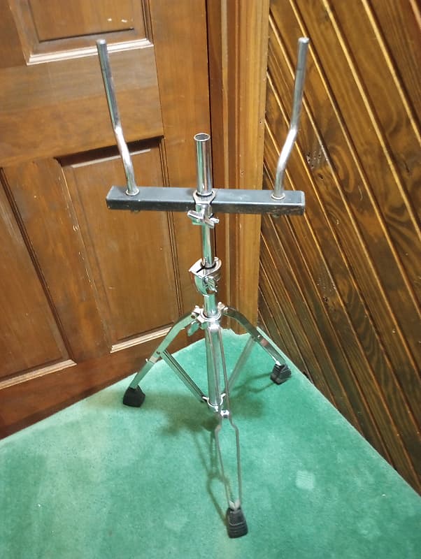 Pearl Marching Tenor Drum Stand 2000's Chrome Reverb
