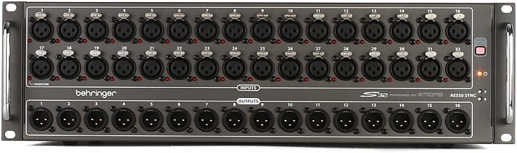 Behringer S32 32-input / 16-output Digital Stage Box image 1