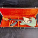 1966 Fender Mustang Electric Guitar -  Daphne Blue w/ OHSC