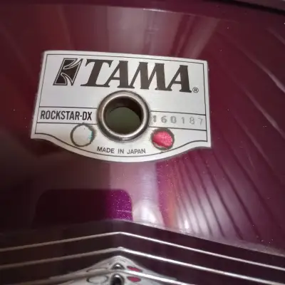 Tama Rockstar DX Made In Japan 22"(Diameter)X16"(Depth) Bass Drum   Plumb/Purple image 6