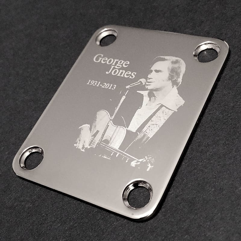GUITAR NECK PLATE Custom Engraved Etched Fits Fender Reverb