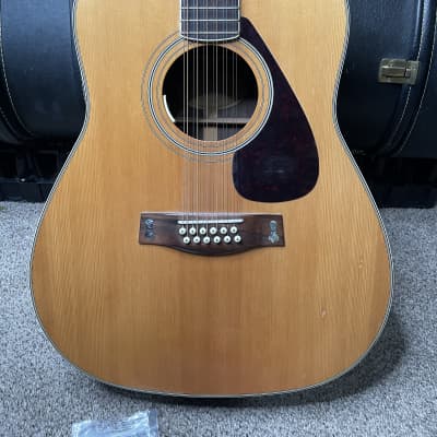 Yamaha FG-512 12 String Acoustic Guitar w/Bridge Pickup Added and Hard Case Included image 3
