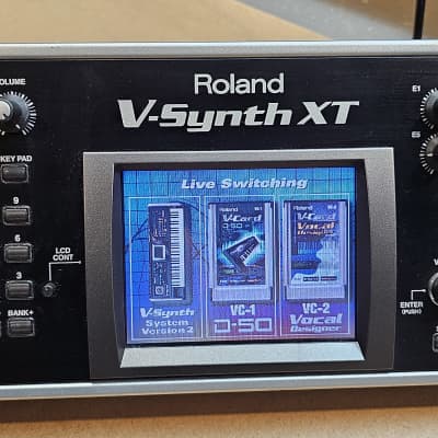 Roland V-Synth XT Rack Mount Digital Synthesizer 2005 - 2009 - Black image 2