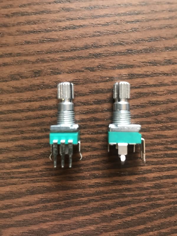 100x B100k Alps Knurled Shaft Potentiometers Reverb