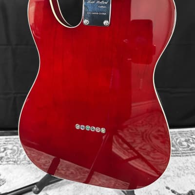 Keith Holland Custom T-NS-Thinline - Translucent Red Wine image 8
