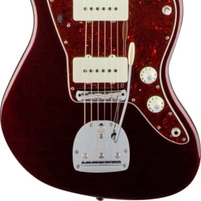 Fender Troy Van Leeuwen Jazzmaster Electric Guitar Bound Rosewood FB, Oxblood image 4